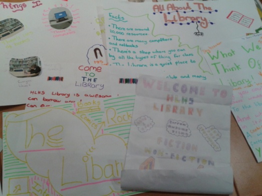 Library poster competition entries